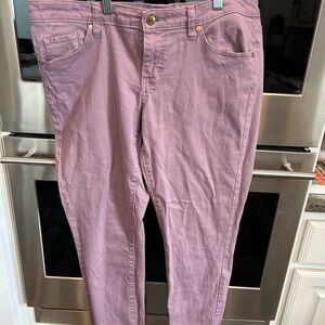Mossimo Supply Co. Women's Dusty Pink Straight Leg Jeans, size 12, GUC